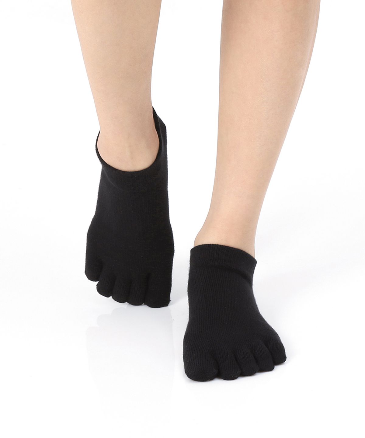 떰토(THUMBTOE) Plain Black 필라테스 양말 토삭스 미끄럼방지 삭스