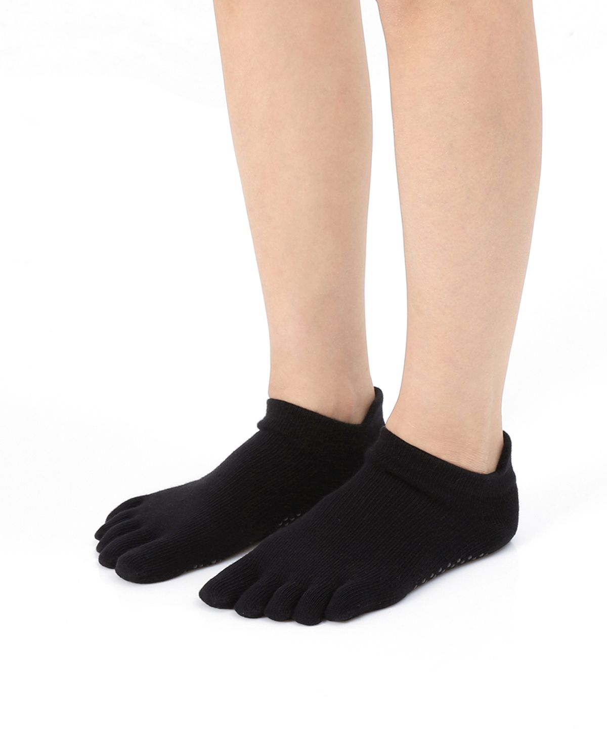 떰토(THUMBTOE) Plain Black 필라테스 양말 토삭스 미끄럼방지 삭스