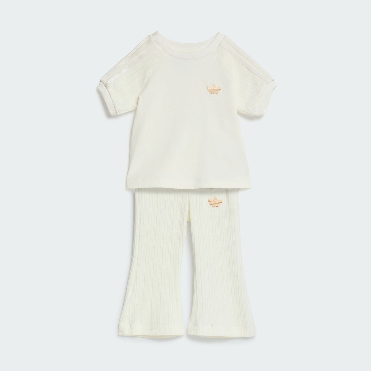 아디다스 키즈(ADIDAS KIDS) 슬림 니트 티 레깅스 세트 KR9061