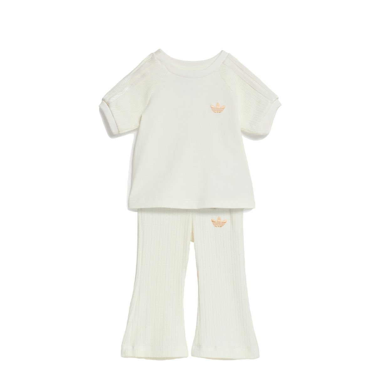 아디다스 키즈(ADIDAS KIDS) 슬림 니트 티 레깅스 세트 KR9061