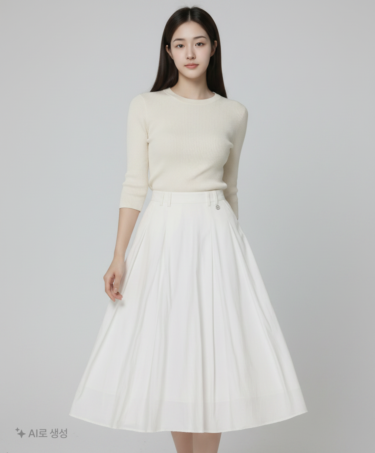 룩캐스트(LOOKAST) 롱스커트 S