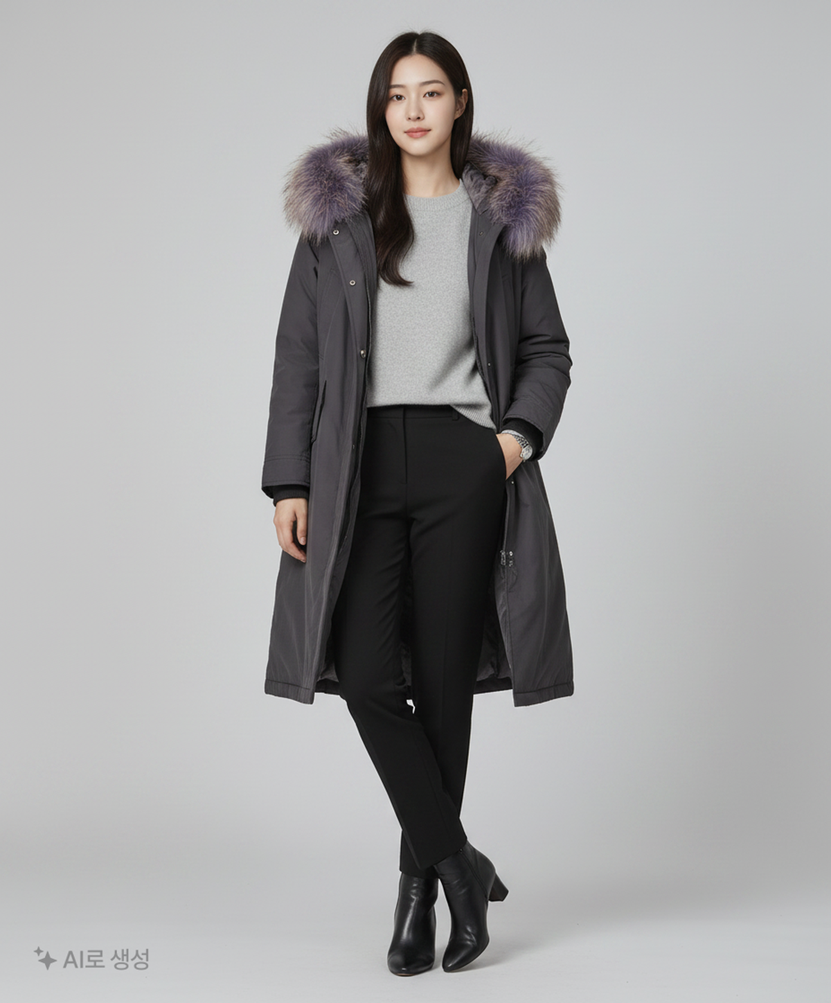 코오롱스포츠(KOLON SPORT) 19 NEW 여성 야상 롱다운자켓(하이라인)_JKJDW19542CHA 95