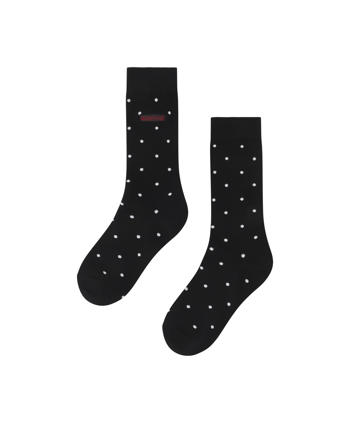 마리떼 프랑소와 저버(MARITHÉ + FRANҪOIS GIRBAUD) MINI POLKA DOT SOCKS black