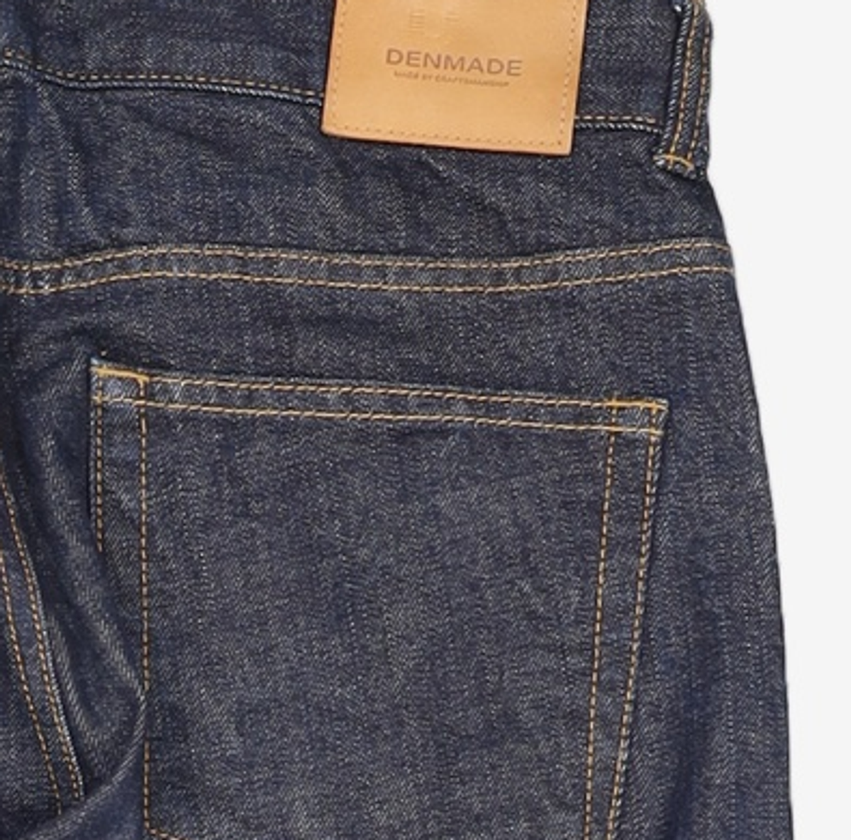 덴메이드(DENMADE) DEN0931 deep-indigo selvedge[straight crop fit] L