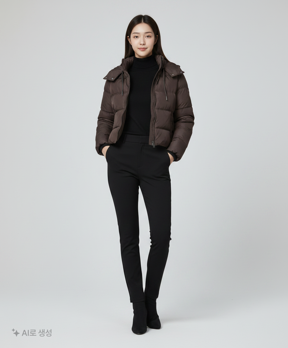 자라(ZARA) 숏 패딩/숏 헤비 아우터 M