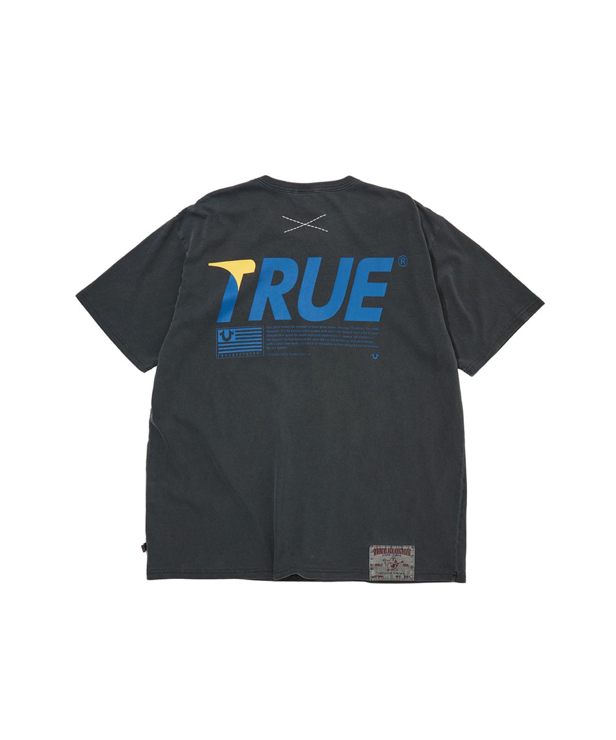 트루릴리젼(TRUERELIGION) VC Credit T-shirt - WASHED BLACK