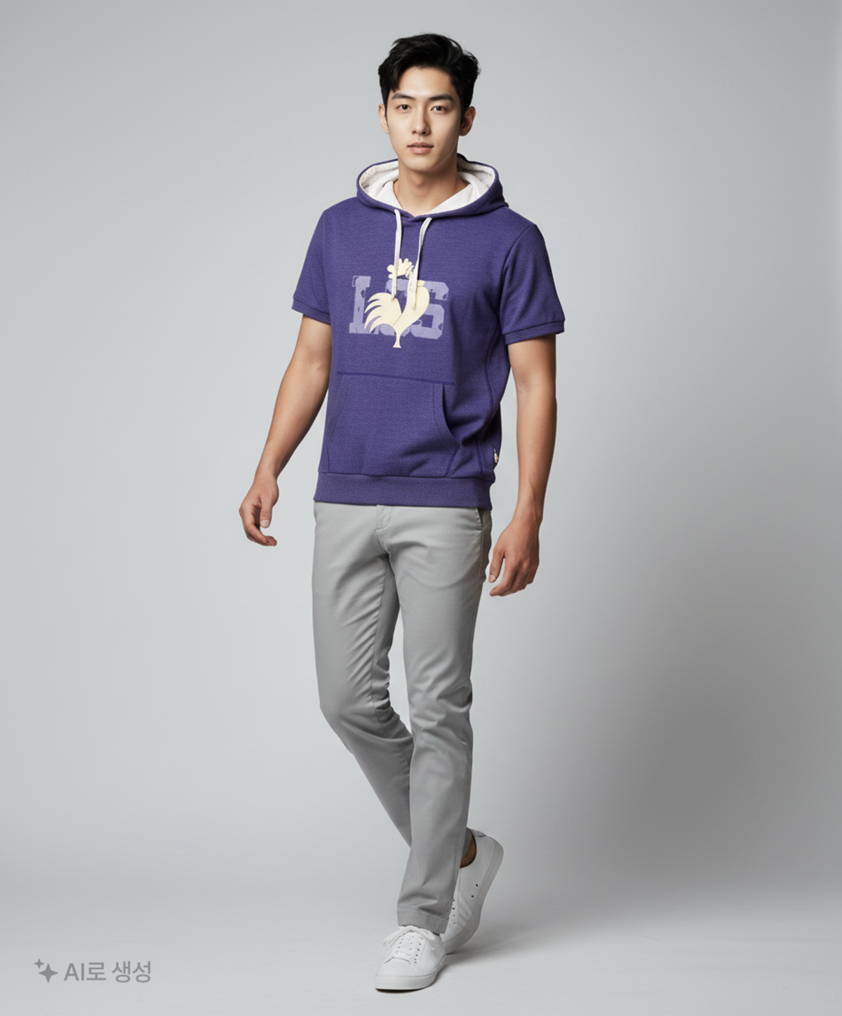 르꼬끄 스포르티브(LE COQ SPORTIF) 후드 티셔츠 M