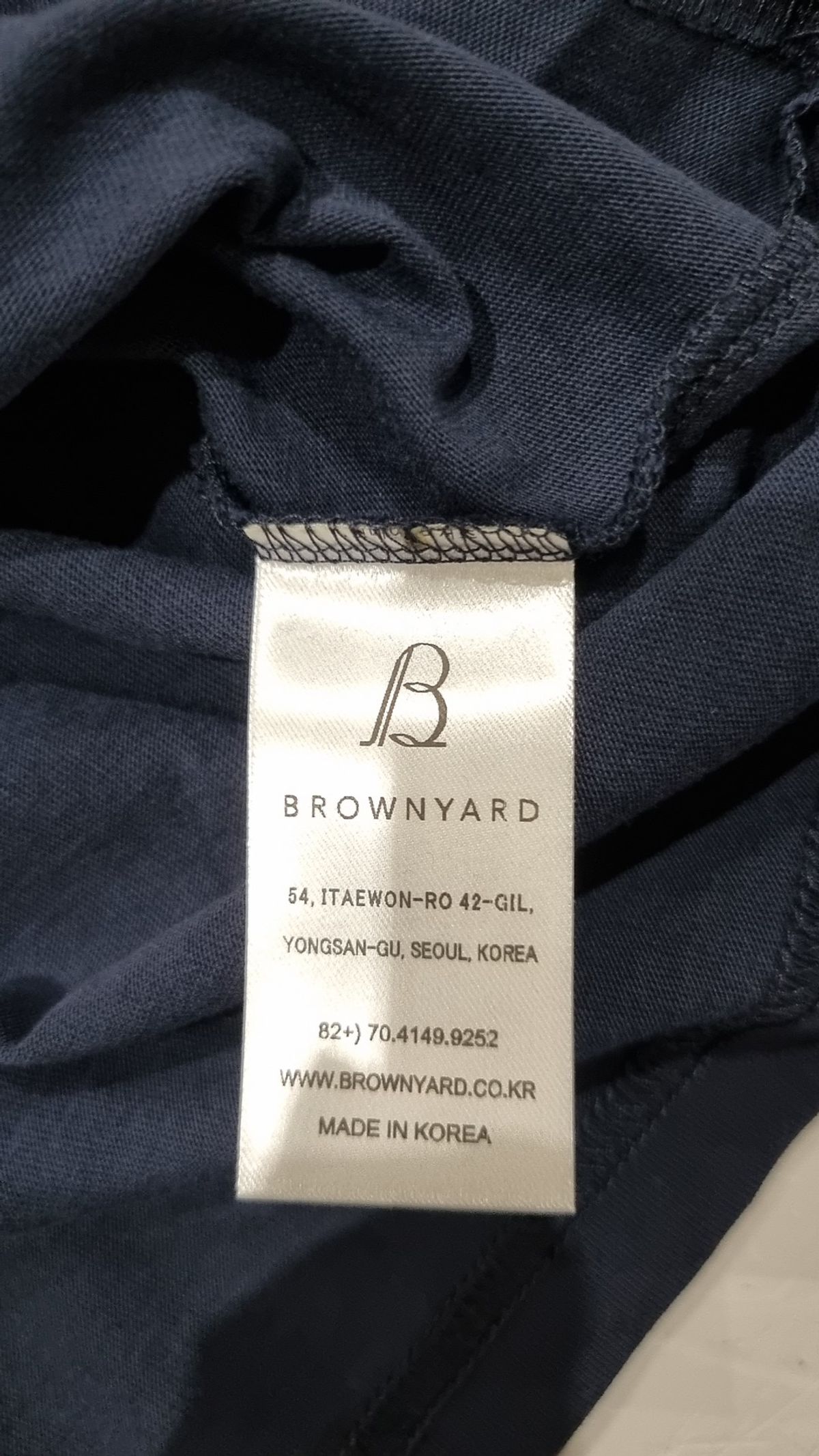 브라운야드(BROWNYARD) 원데이 티셔츠, 차콜 3