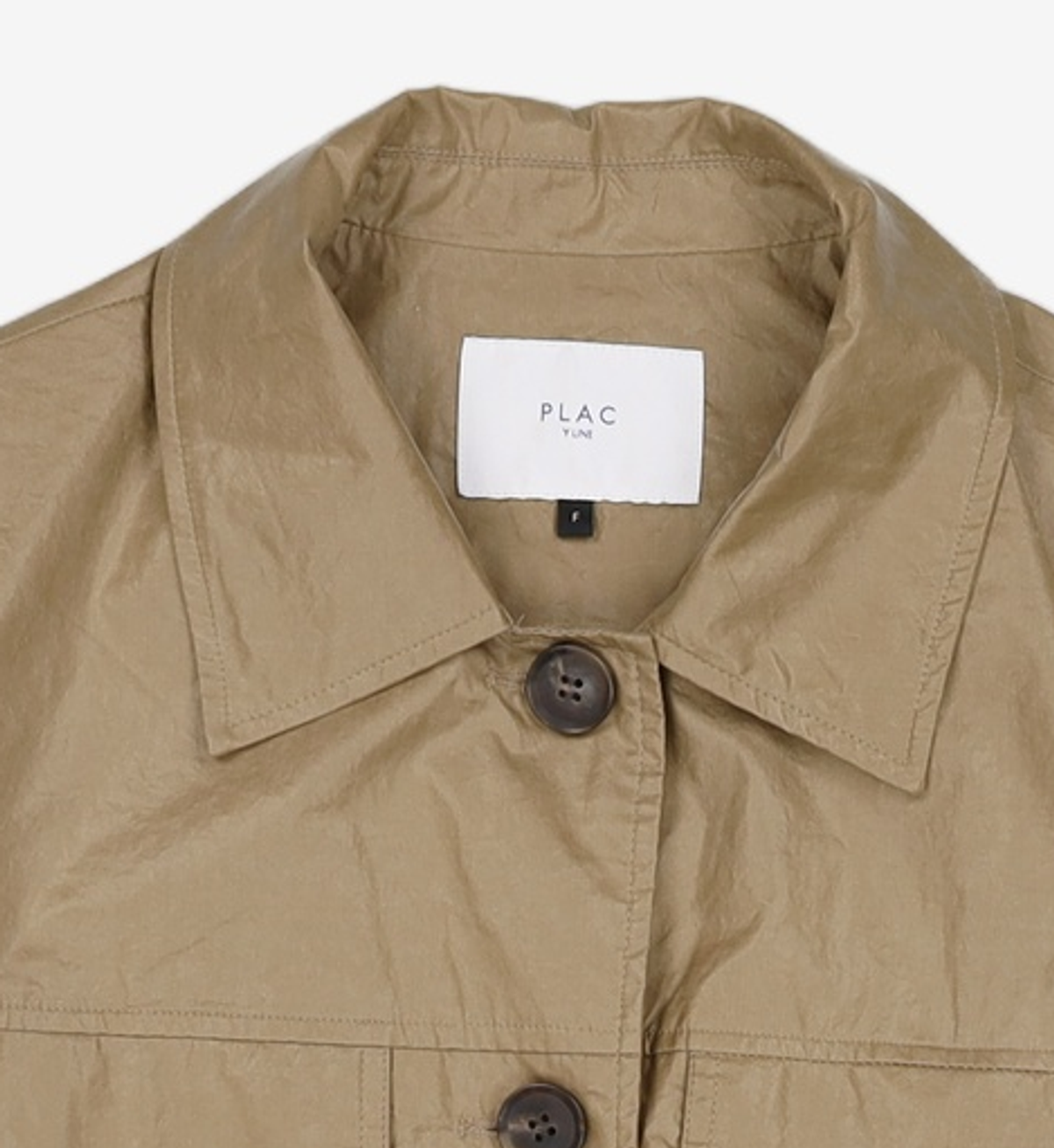 플랙(PLAC) WOMENS COATED BELT JACKET (PWON3JKL79W0E5) FREE
