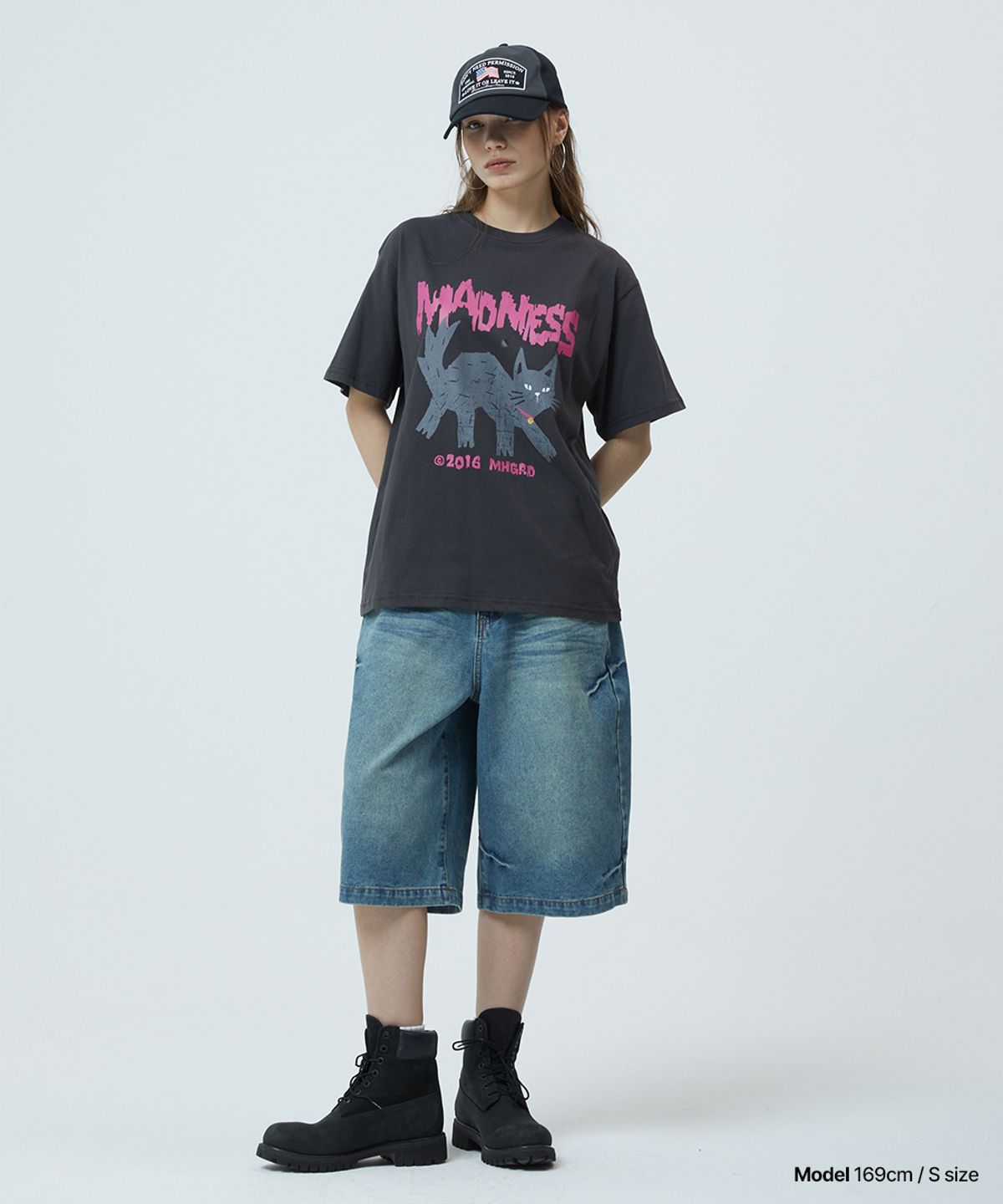 마하그리드(MAHAGRID) MADNESS CAT TEE_3colors