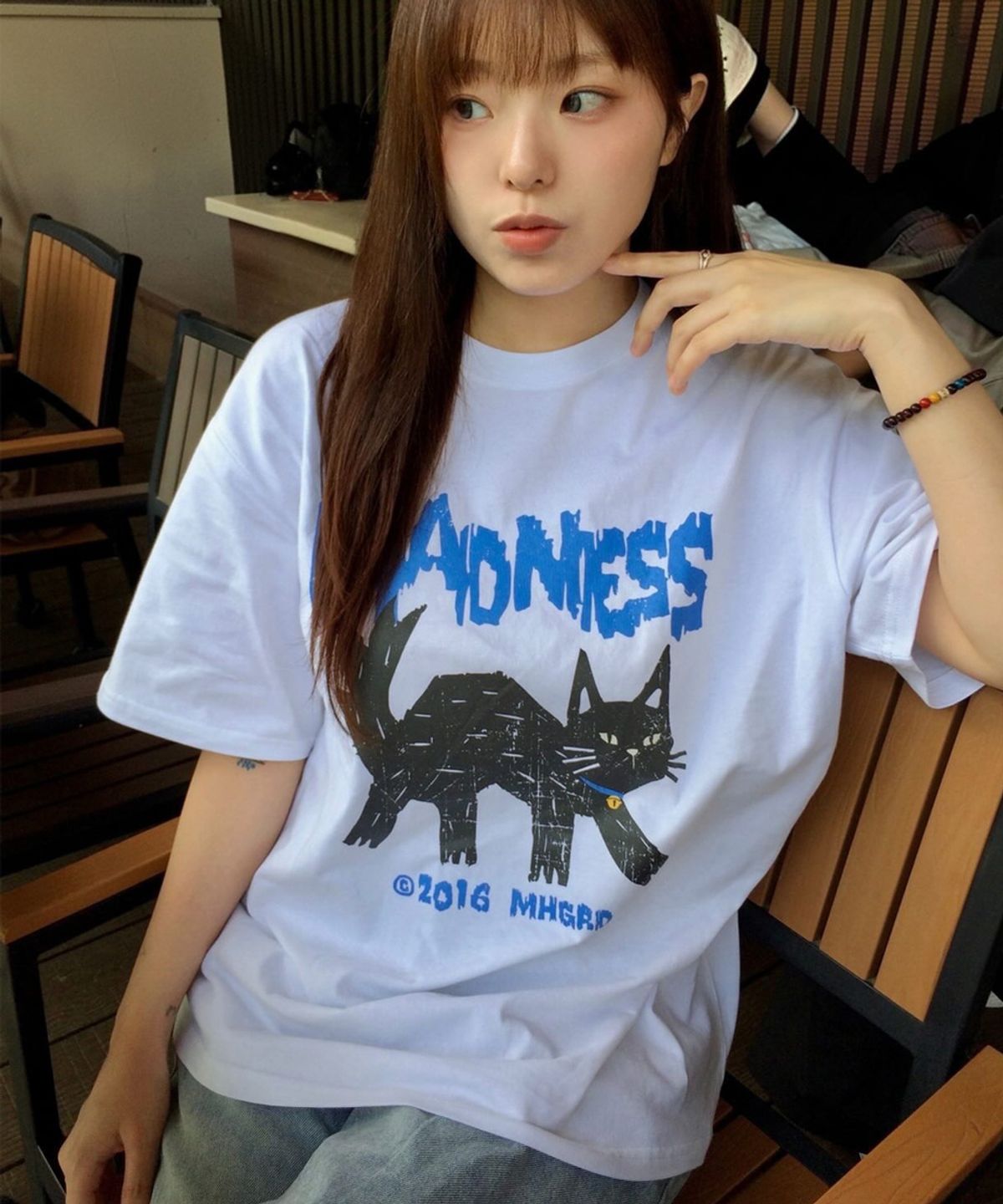 마하그리드(MAHAGRID) MADNESS CAT TEE_3colors