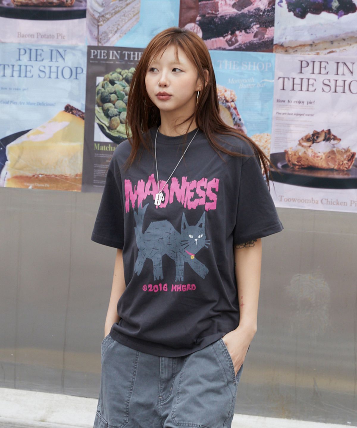 마하그리드(MAHAGRID) MADNESS CAT TEE_3colors