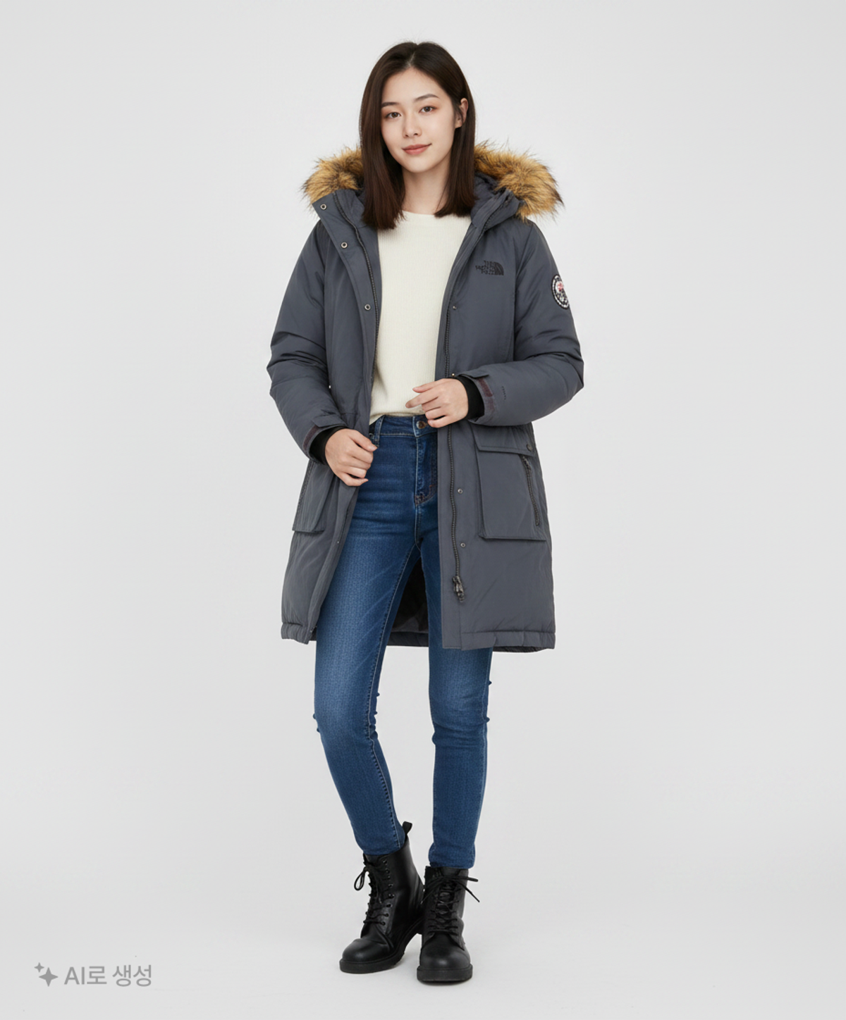 노스페이스(THE NORTH FACE) 숏 패딩/숏 헤비 아우터 S