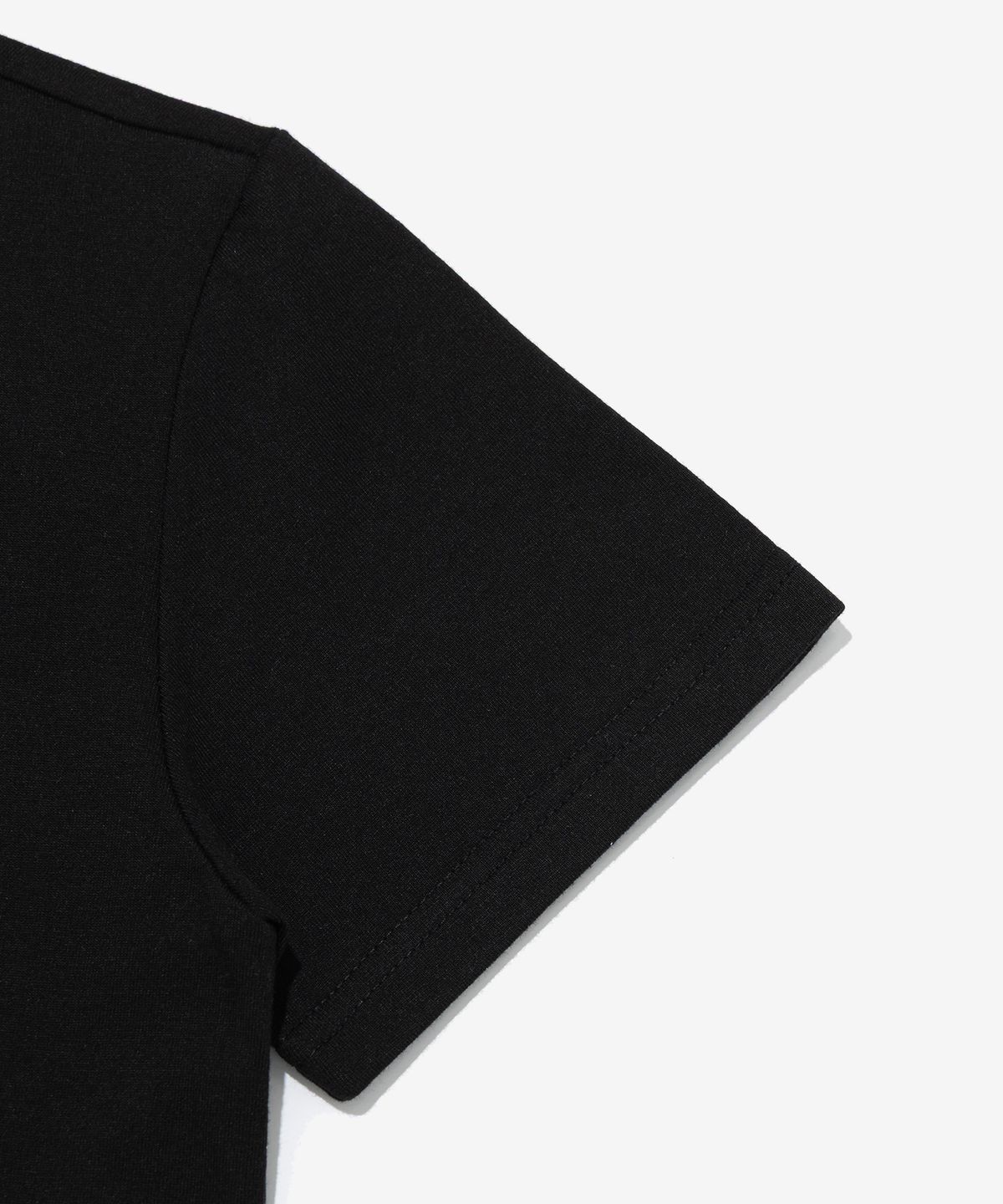 서울어패럴(SEOUL APPAREL) 하트 로고 우먼 반팔티셔츠 (블랙)