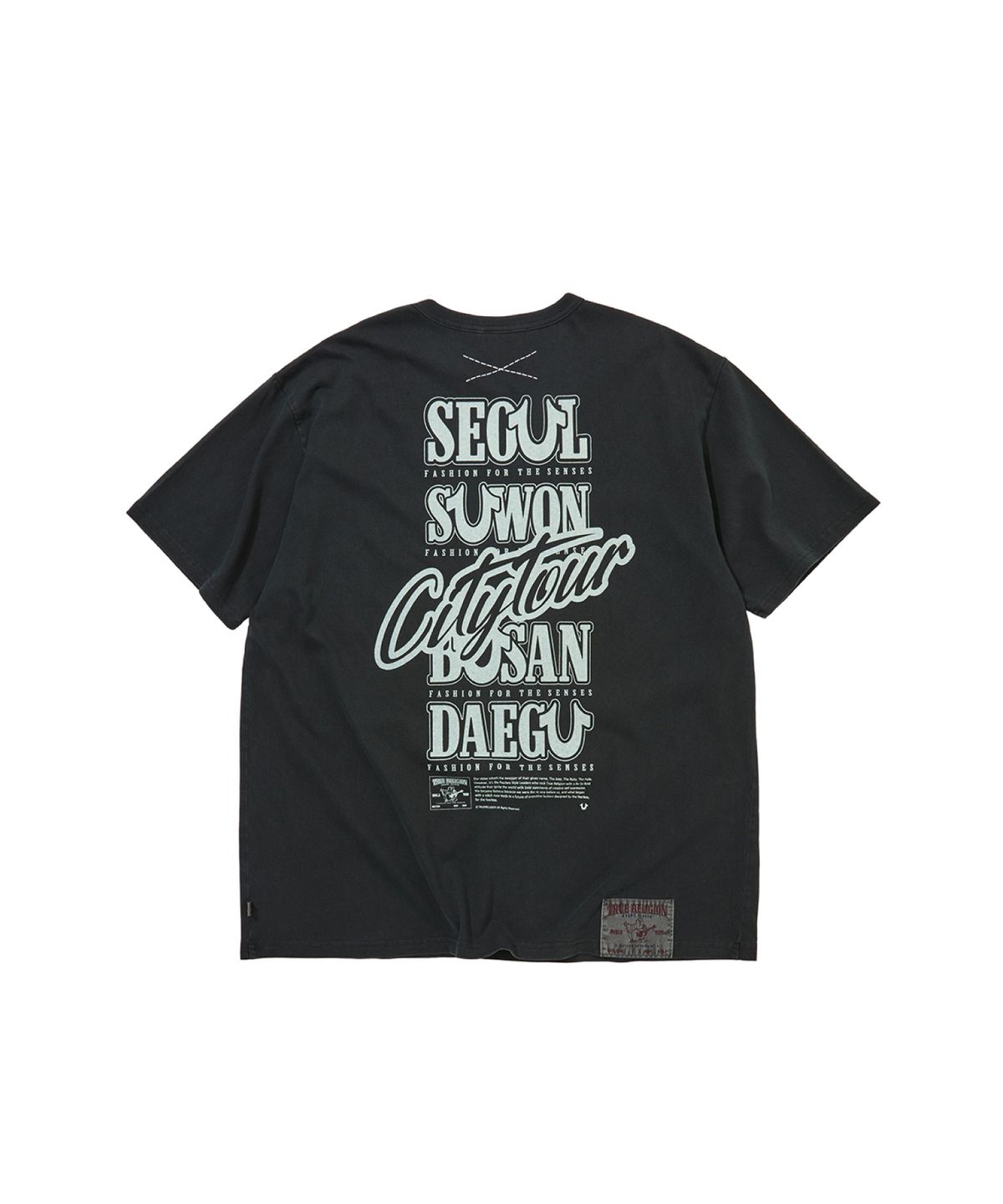 트루릴리젼(TRUERELIGION) TR Citizen T-shirt - WASHED BLACK