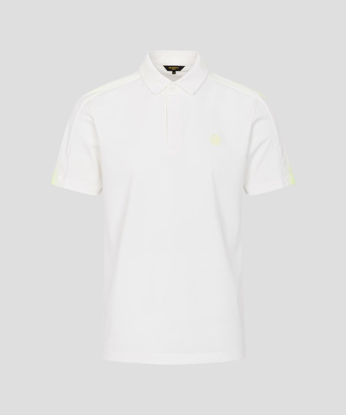 빈폴골프(BEANPOLE GOLF) [B_under] 남성 도트 프린트 칼라 티셔츠  화이트