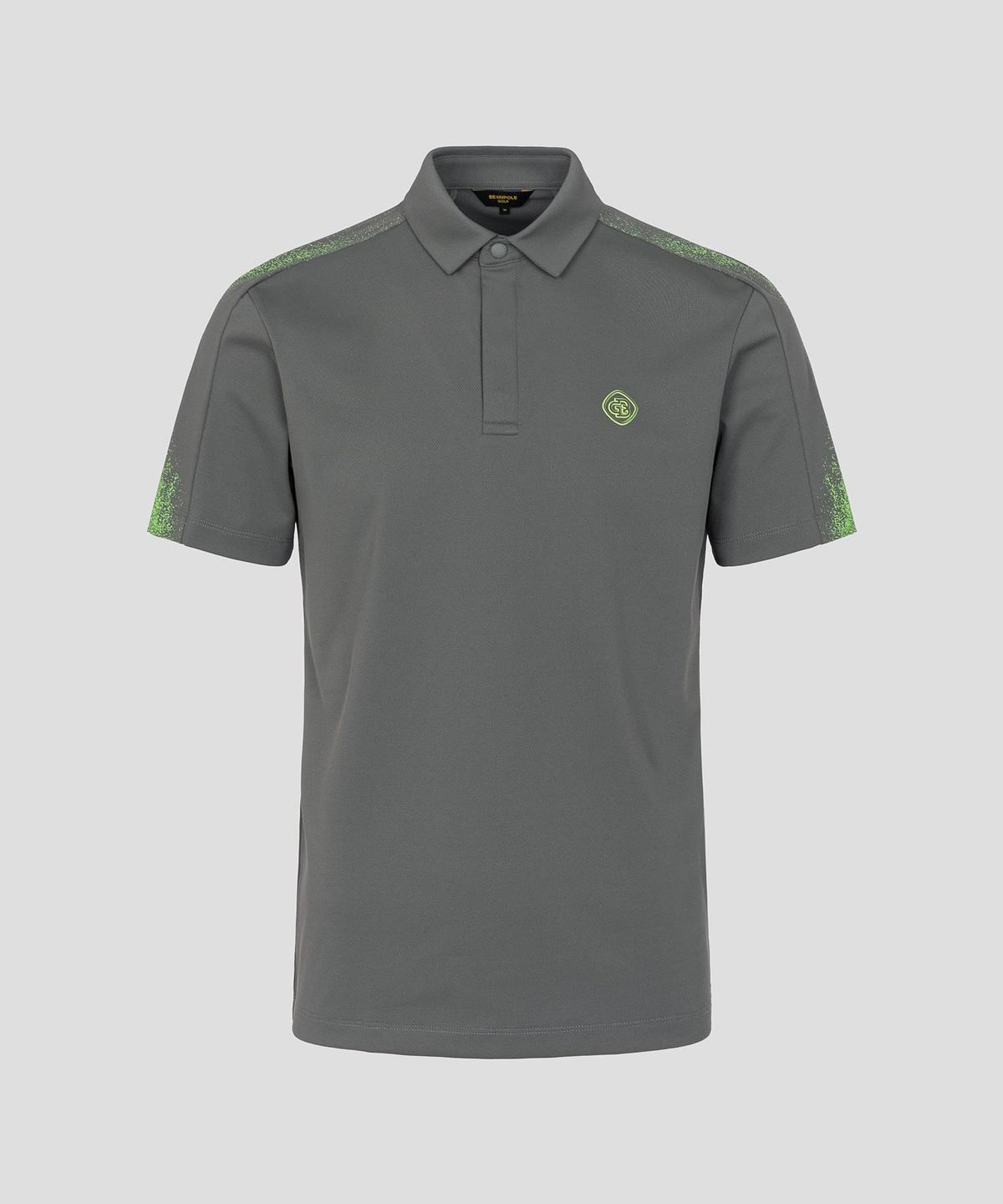 빈폴골프(BEANPOLE GOLF) [B_under] 남성 도트 프린트 칼라 티셔츠  카키