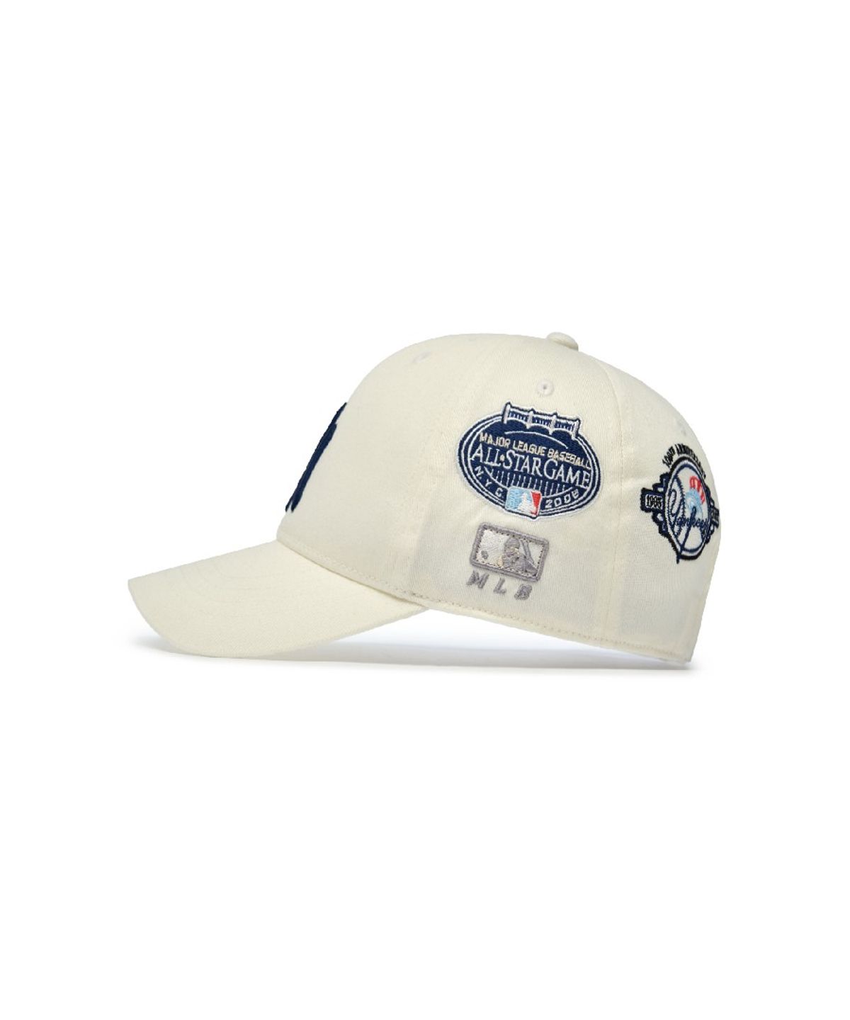엠엘비 키즈(MLB KIDS) 시그니처 올오버 패치 볼캡 NY (Ivory)