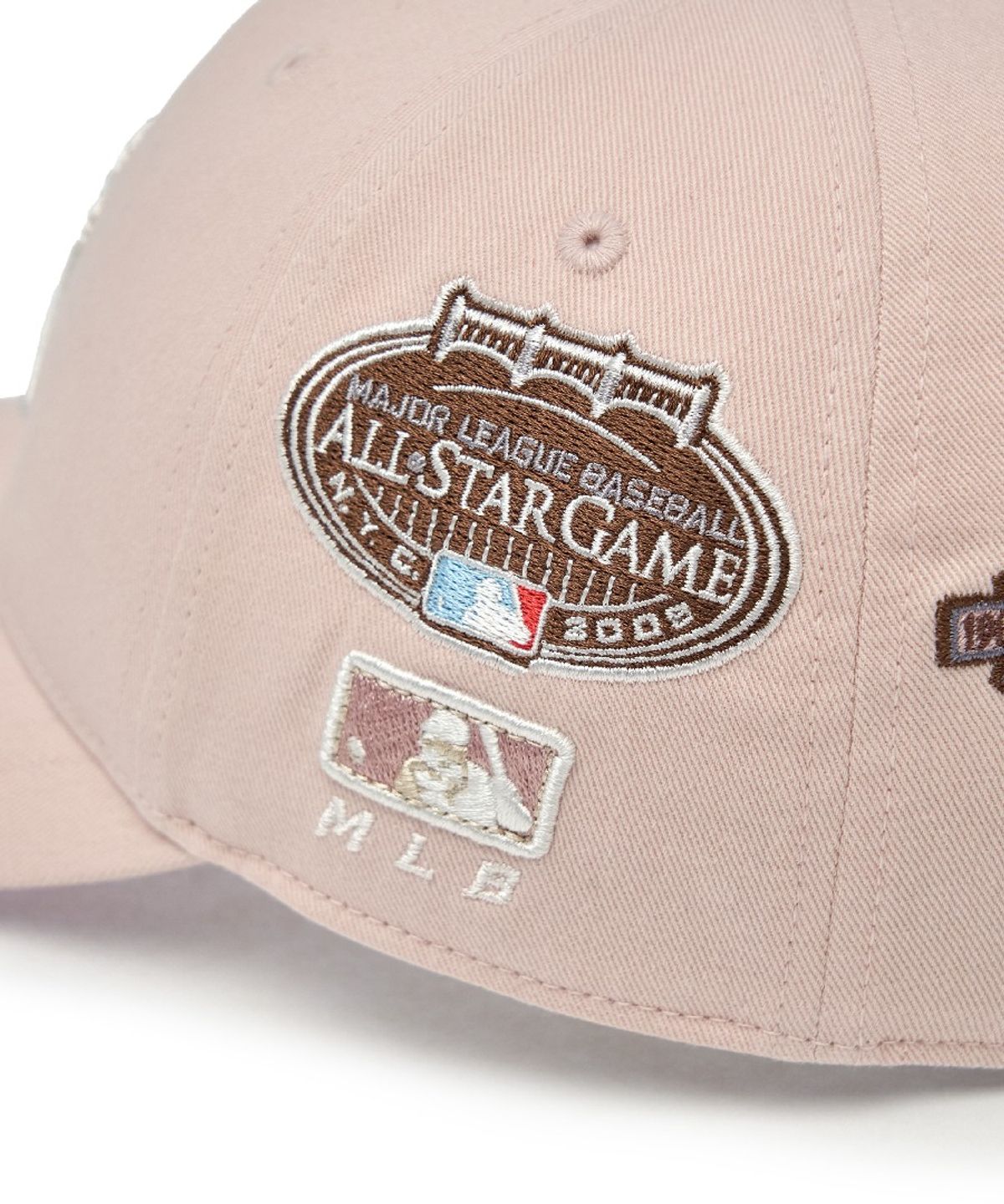엠엘비 키즈(MLB KIDS) 시그니처 올오버 패치 볼캡 NY (Ptn.Coral)
