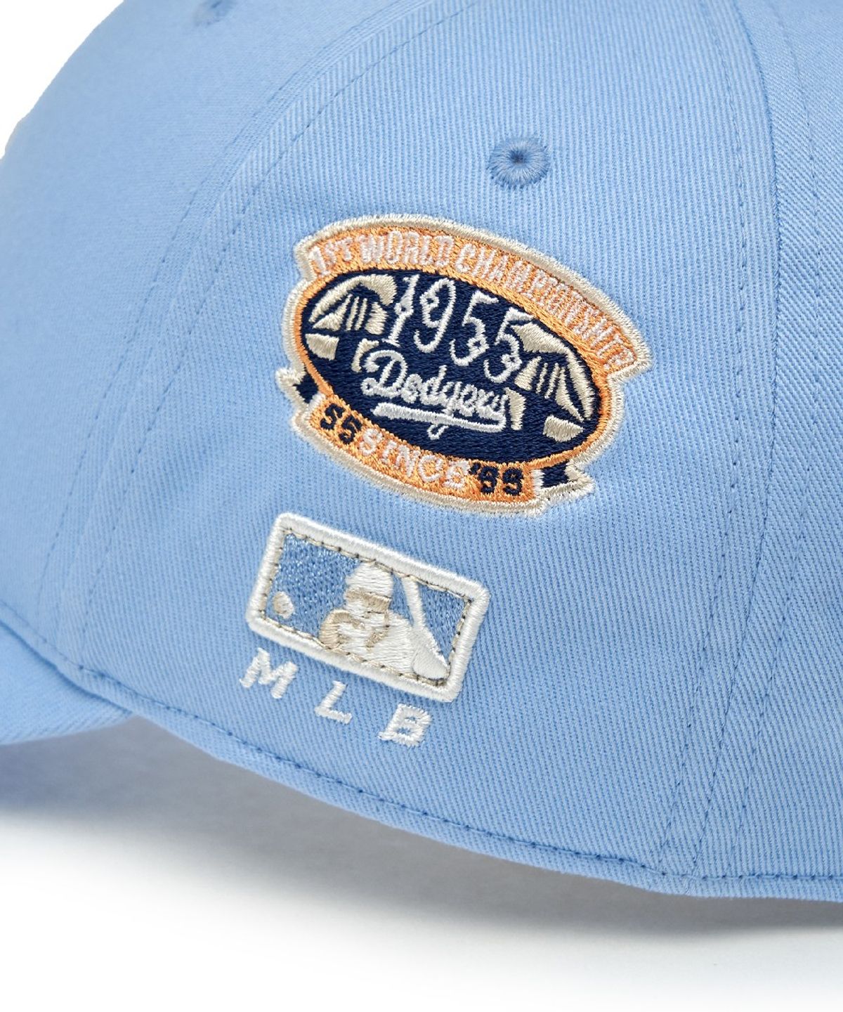 엠엘비 키즈(MLB KIDS) 시그니처 올오버 패치 볼캡 LA (Sky blue)