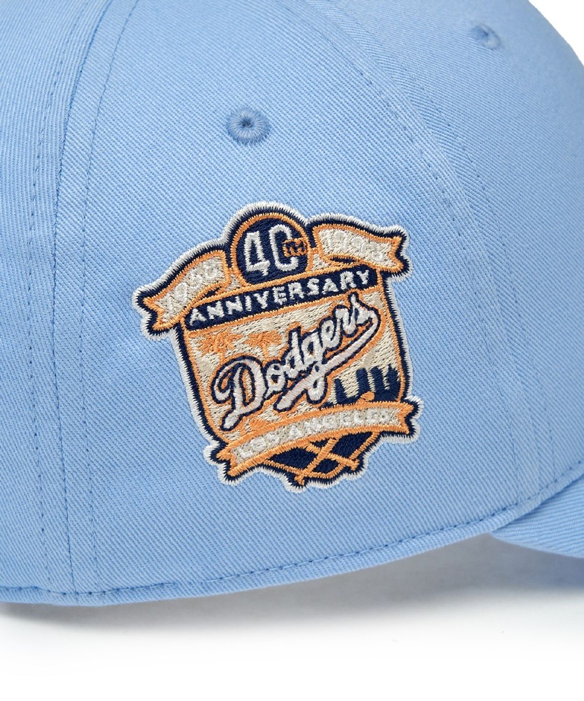 엠엘비 키즈(MLB KIDS) 시그니처 올오버 패치 볼캡 LA (Sky blue)