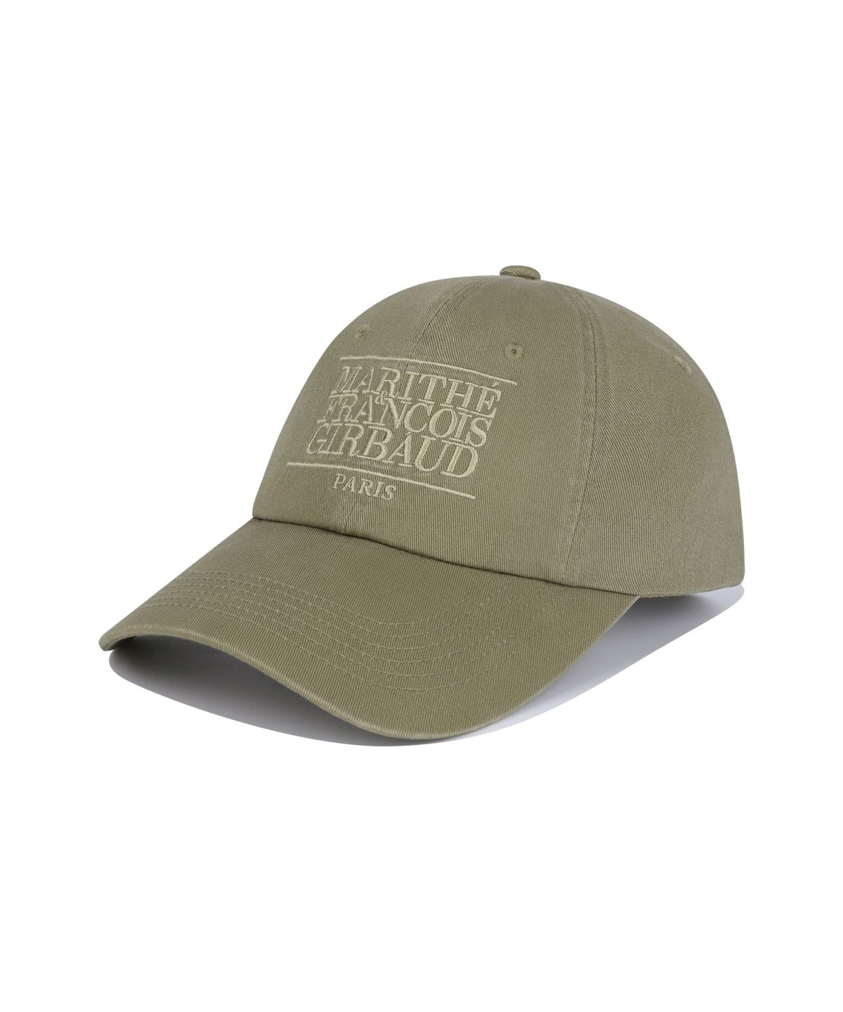 마리떼 프랑소와 저버(MARITHÉ + FRANҪOIS GIRBAUD) CLASSIC LOGO COVERED CAP dark beige