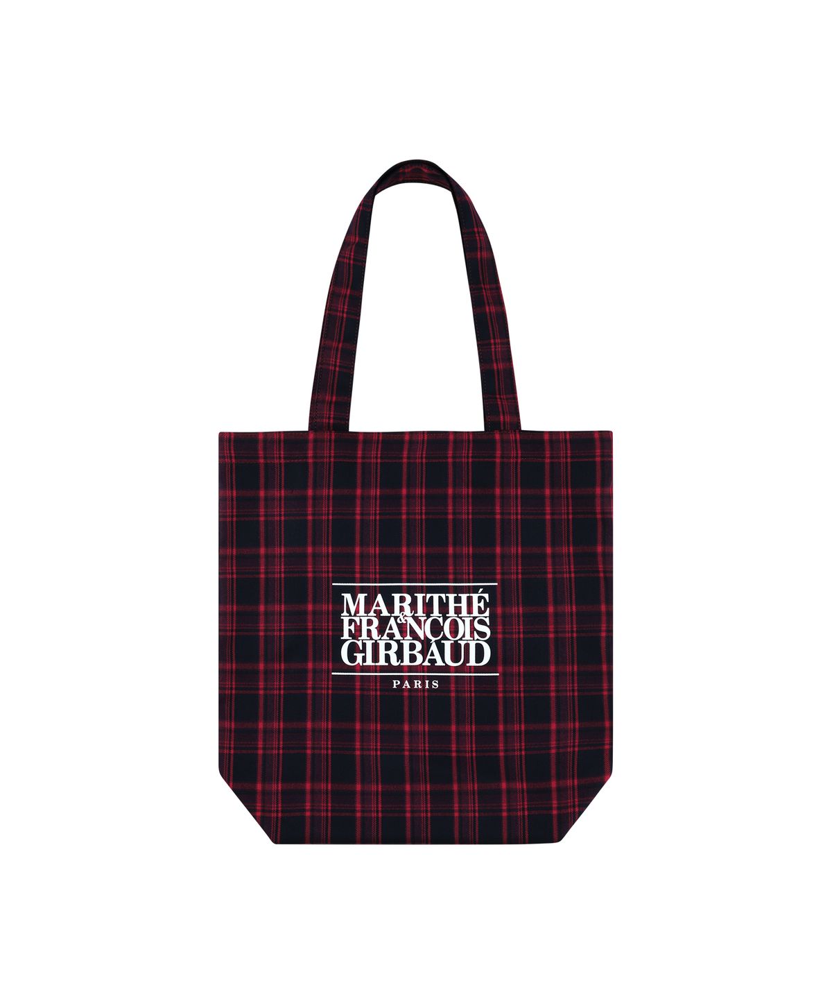 마리떼 프랑소와 저버(MARITHÉ + FRANҪOIS GIRBAUD) CLASSIC LOGO CHECK ECO BAG red