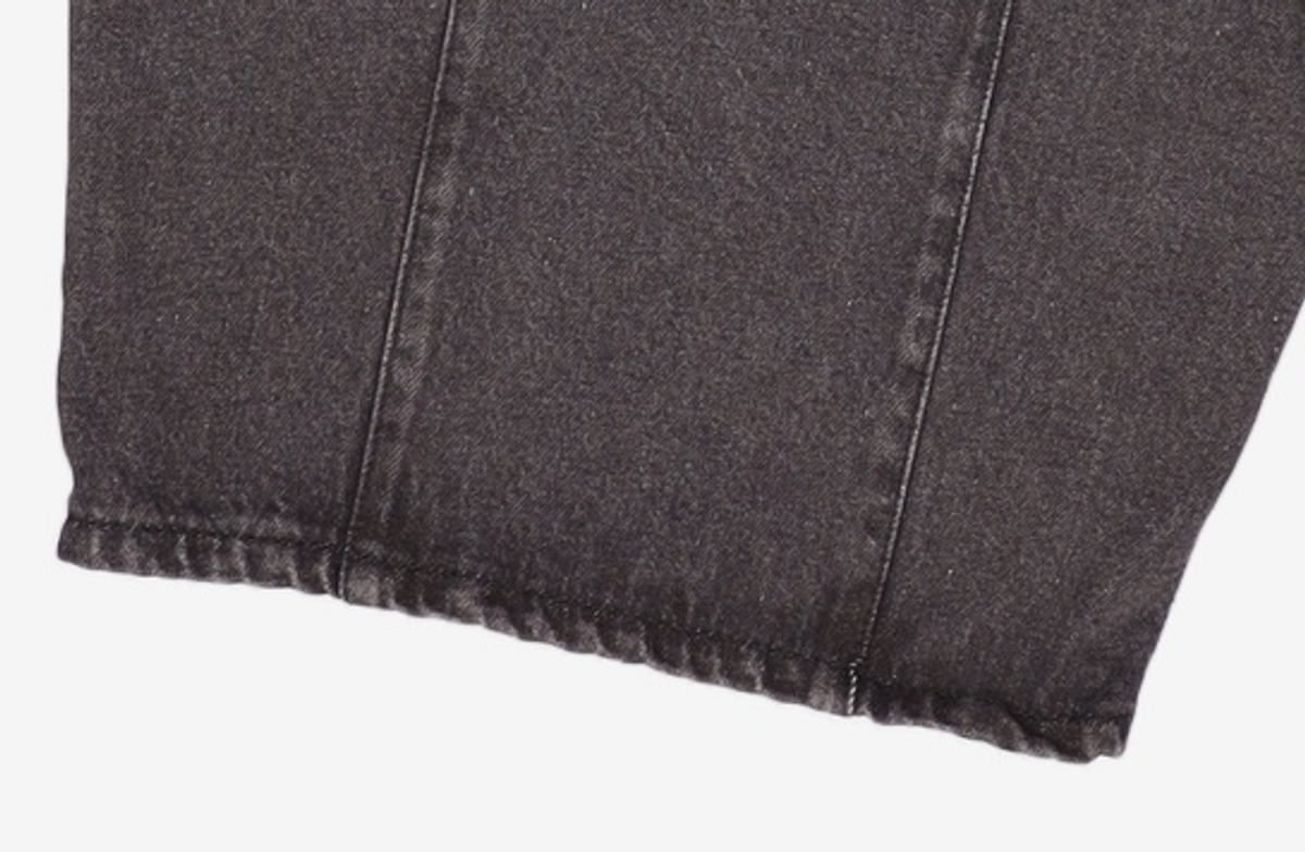 어반드레스(AVANDRESS) Super Wide Dart Denim Pants BLACK XL