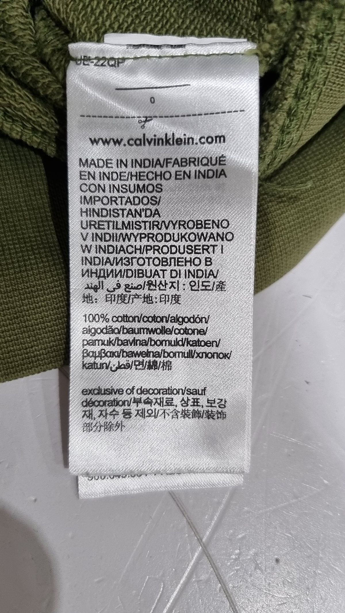 캘빈클라인(CALVIN KLEIN) 후드 티셔츠 L