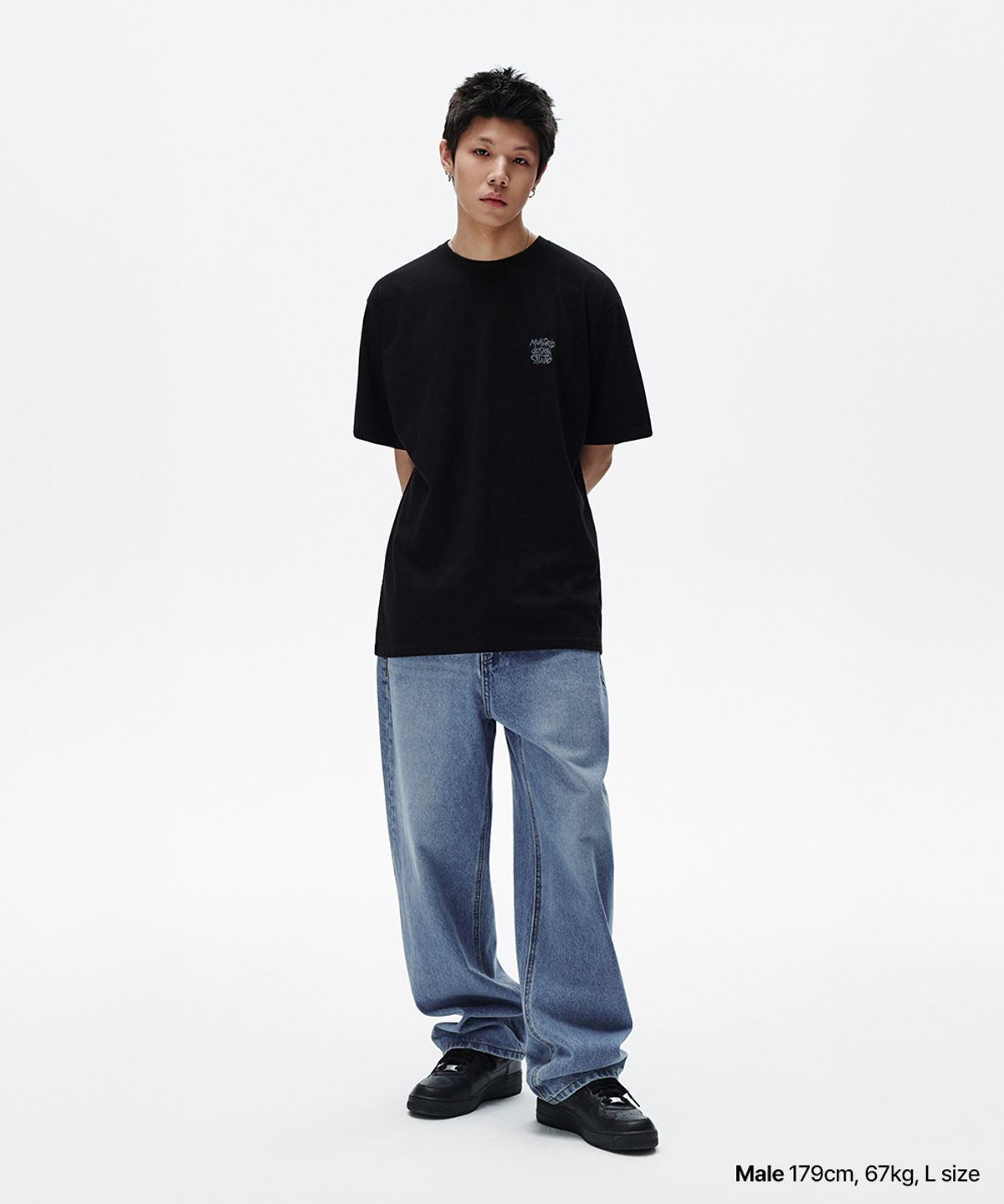 마하그리드(MAHAGRID) SLASH LOGO TEE_4colors