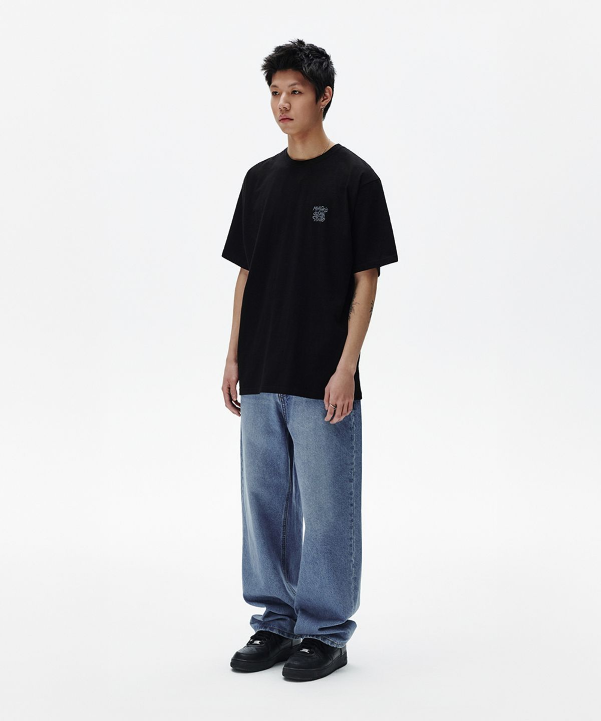 마하그리드(MAHAGRID) SLASH LOGO TEE_4colors