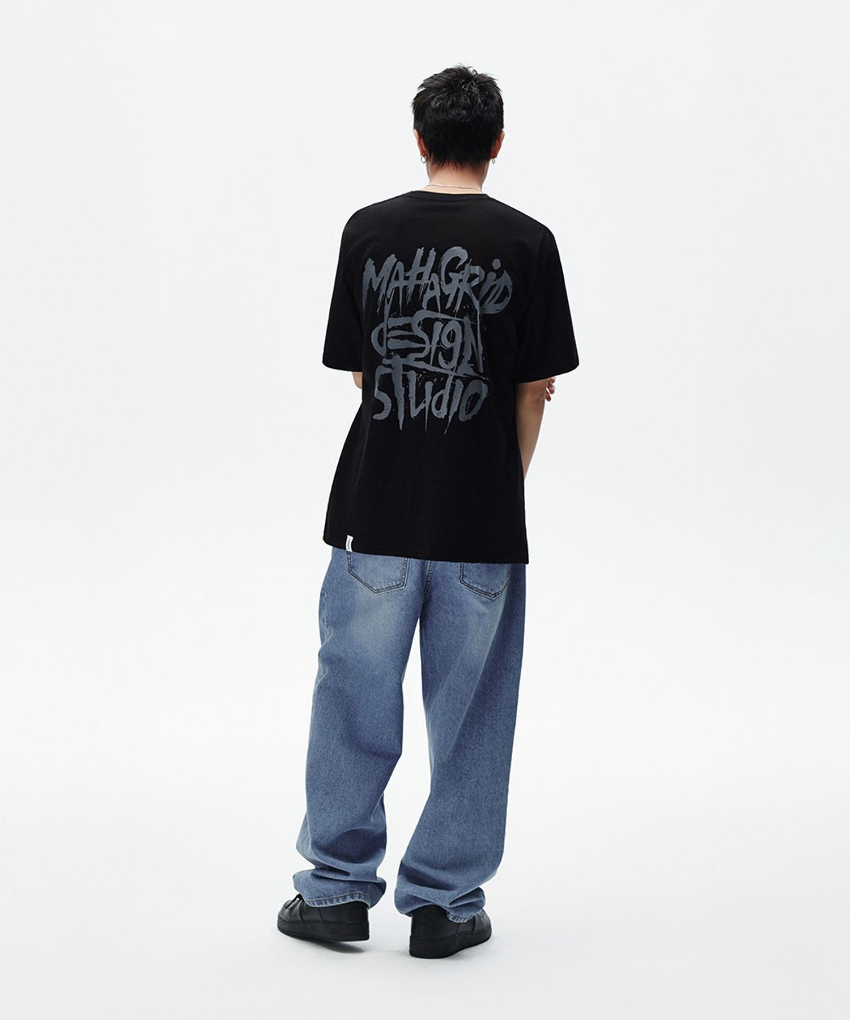 마하그리드(MAHAGRID) SLASH LOGO TEE_4colors