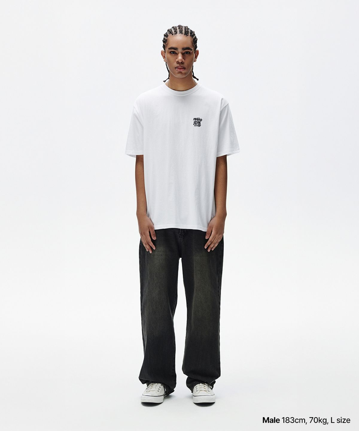 마하그리드(MAHAGRID) SLASH LOGO TEE_4colors
