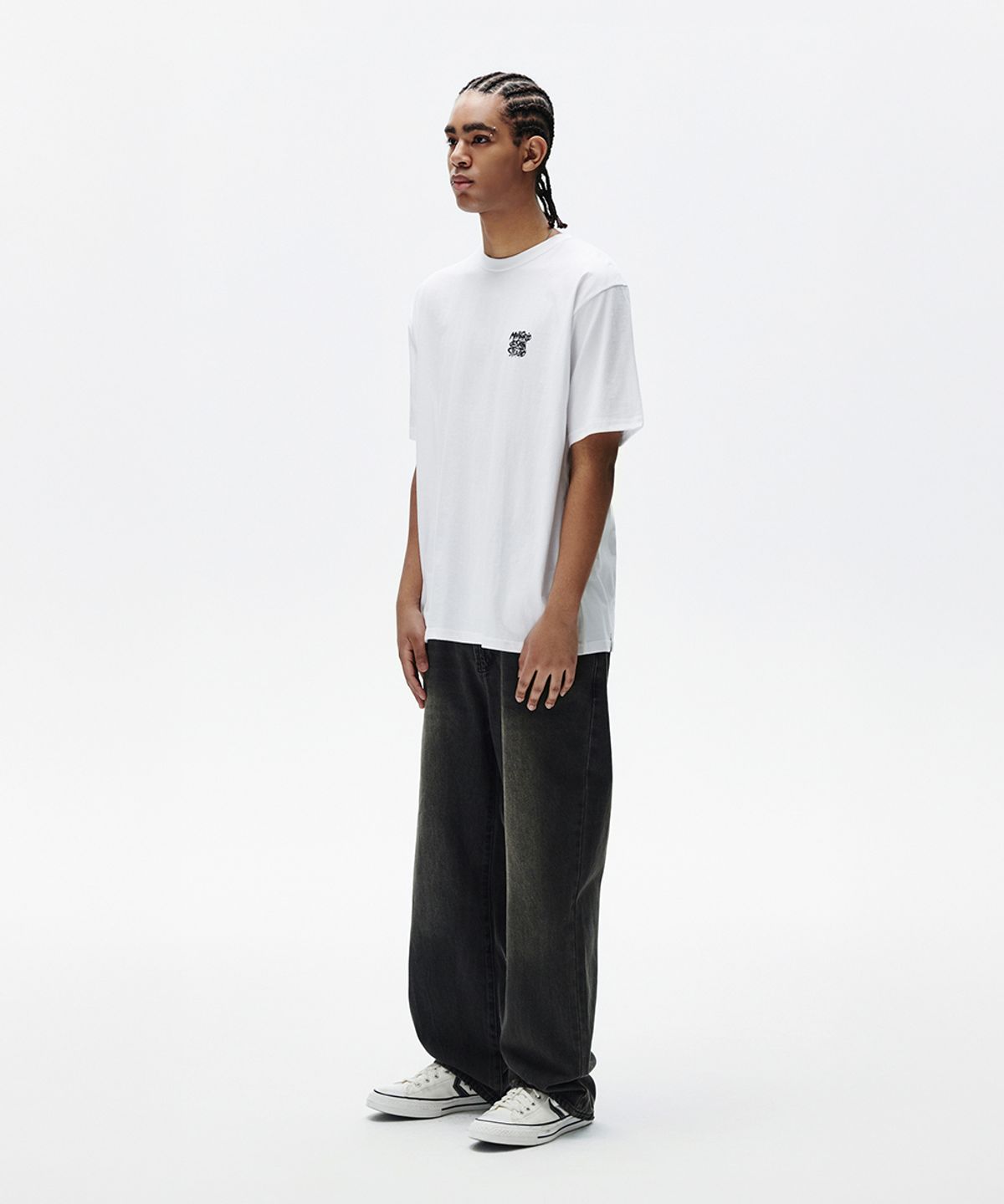 마하그리드(MAHAGRID) SLASH LOGO TEE_4colors