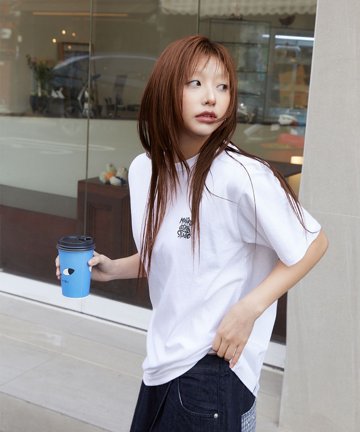 마하그리드(MAHAGRID) SLASH LOGO TEE_4colors