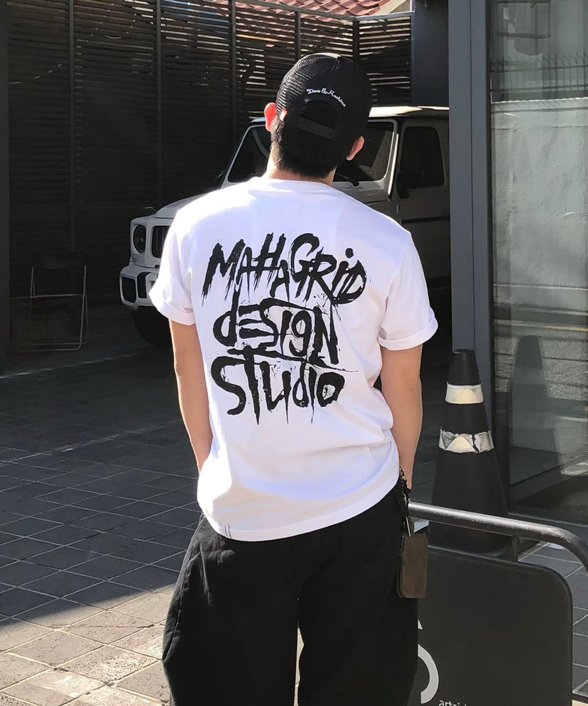마하그리드(MAHAGRID) SLASH LOGO TEE_4colors