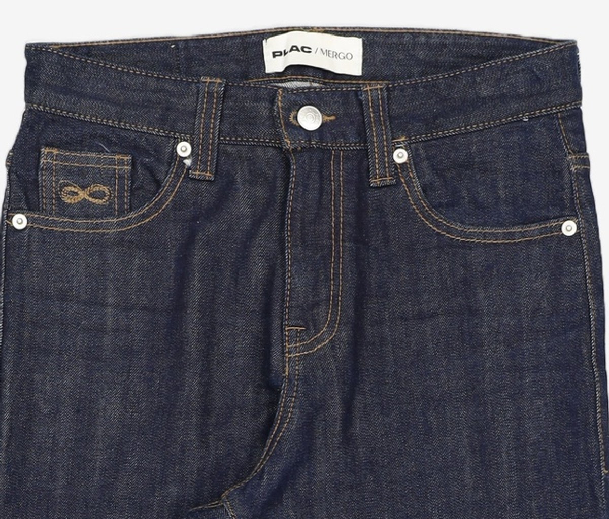 플랙(PLAC) [메르고X플랙] 셀비지 데님팬츠 K50 로우 29
