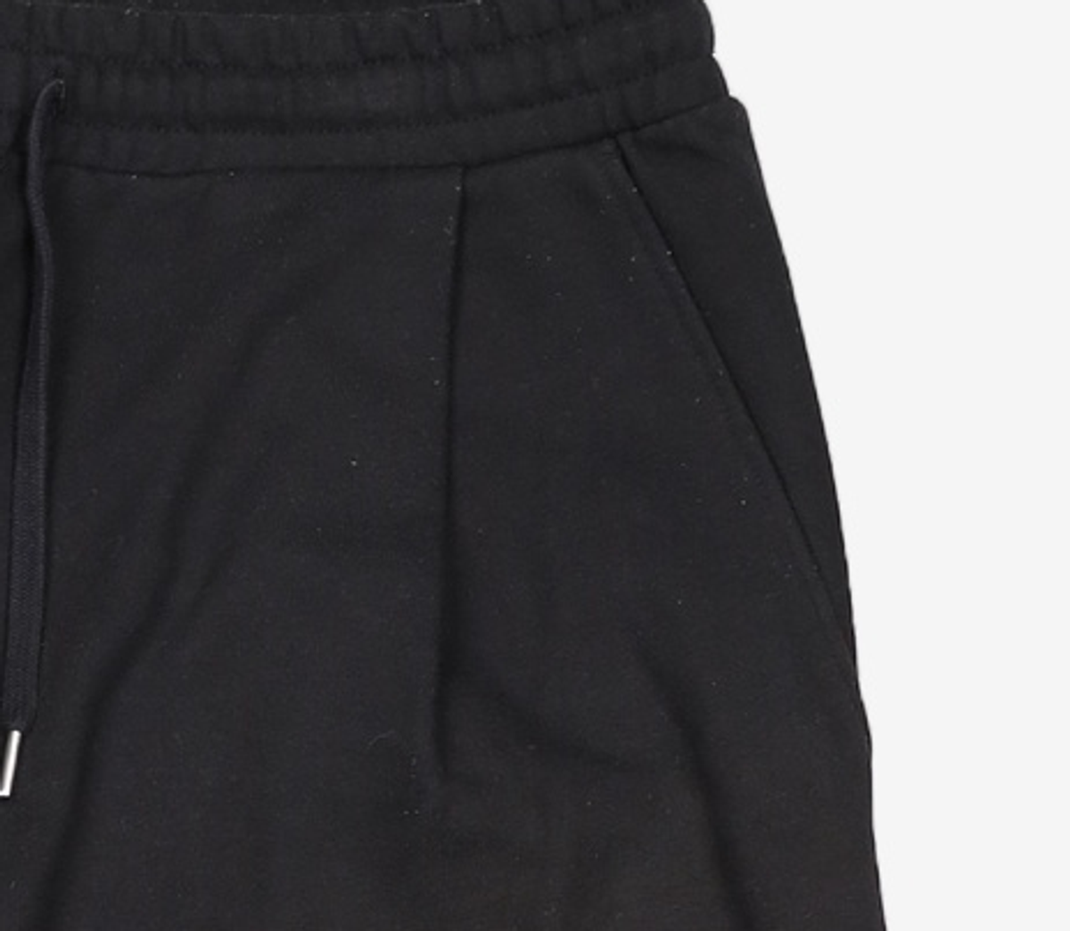 멜란지 마스터(MELANGE MASTER) 와이드 원 턱 스웨트 팬츠 [블랙] 2XL