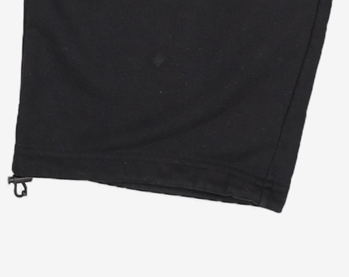 멜란지 마스터(MELANGE MASTER) 와이드 원 턱 스웨트 팬츠 [블랙] 2XL