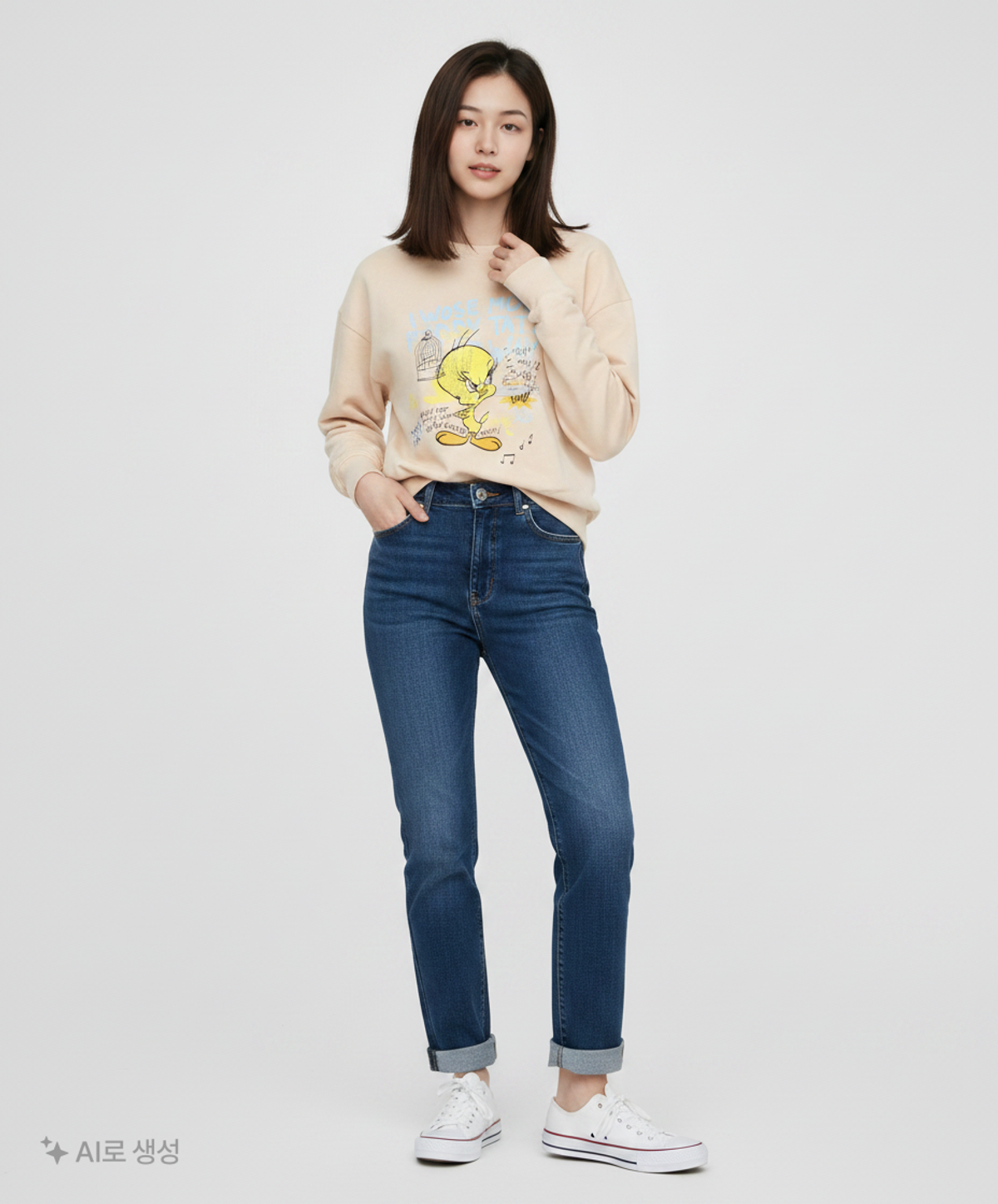 에이치앤엠(H&M) 맨투맨/스웨트셔츠 S