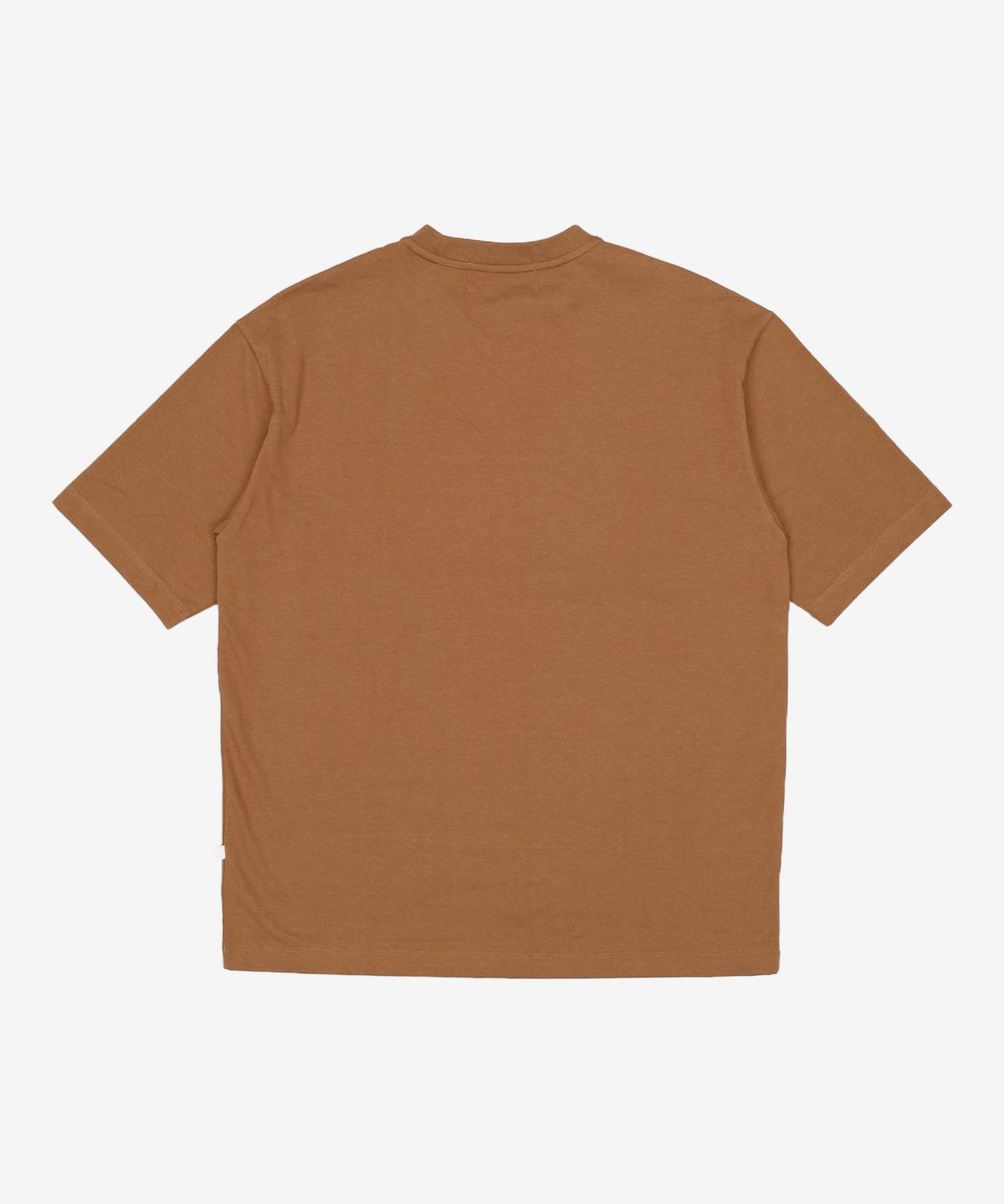 커스텀멜로우(CUSTOMELLOW) sadsmile logo short-sleeved shirt_CQTAM22411BRX M