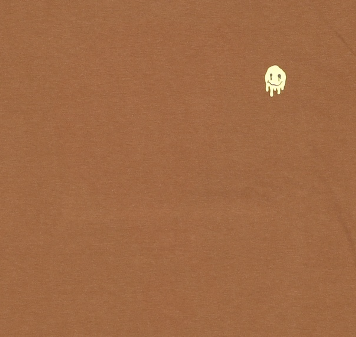 커스텀멜로우(CUSTOMELLOW) sadsmile logo short-sleeved shirt_CQTAM22411BRX M
