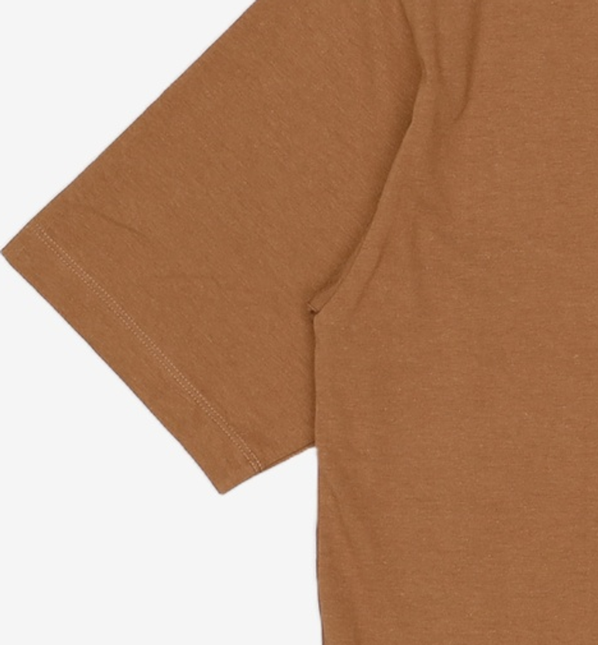 커스텀멜로우(CUSTOMELLOW) sadsmile logo short-sleeved shirt_CQTAM22411BRX M