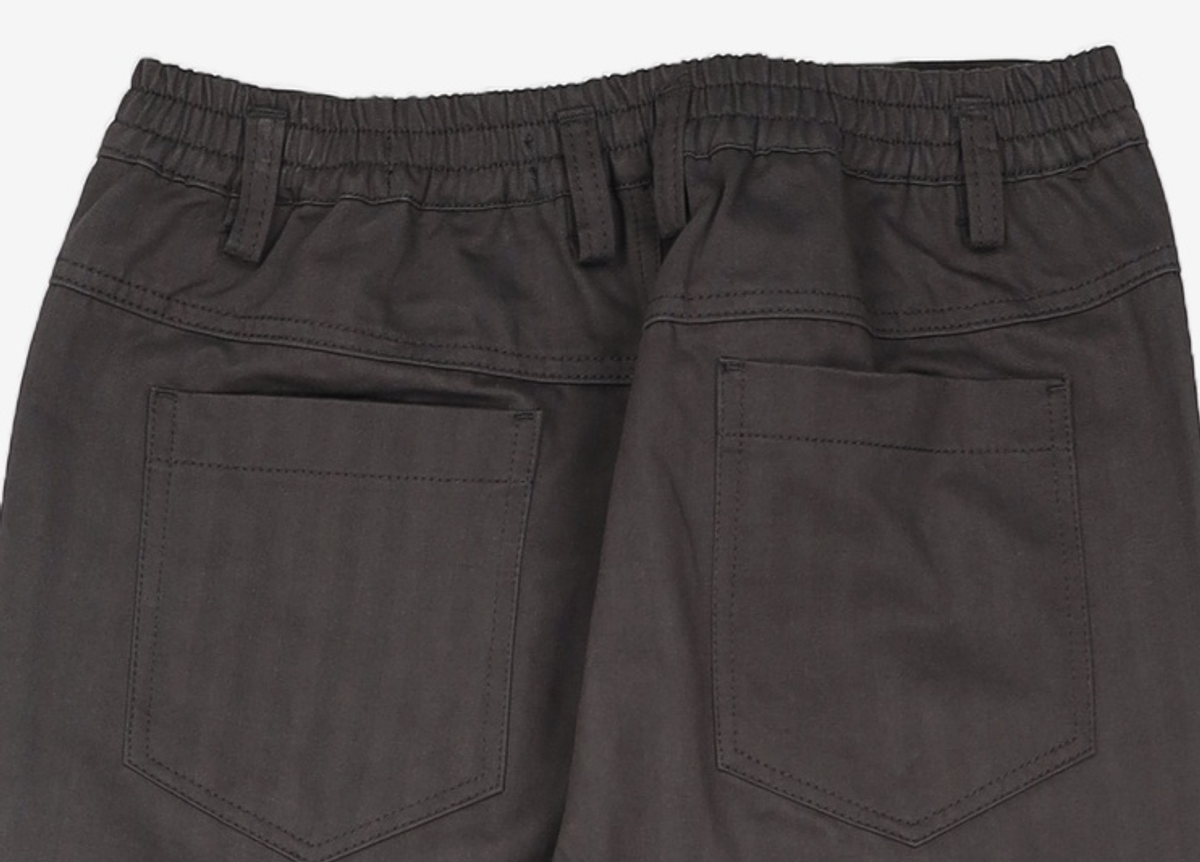 가먼트레이블(GARMENT LABLE) Herringbone Cotton Pants - Black 46