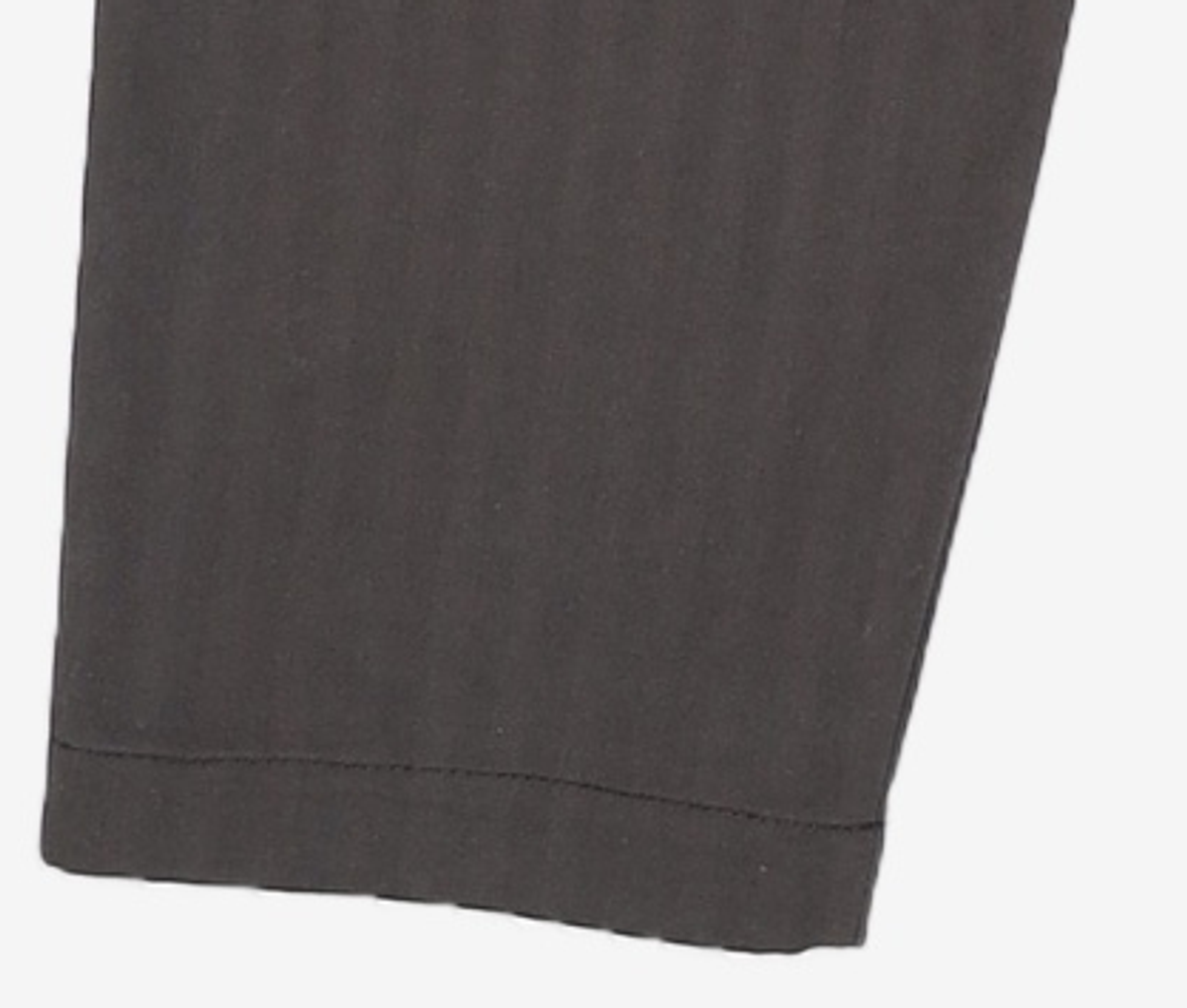 가먼트레이블(GARMENT LABLE) Herringbone Cotton Pants - Black 46