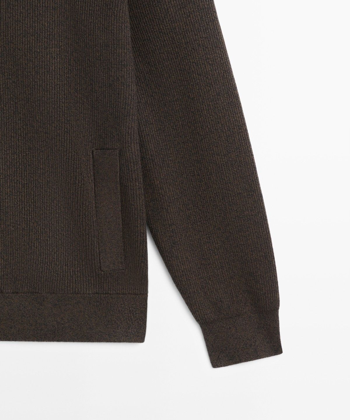 마시모두띠(MASSIMO DUTTI) 100% 코튼 폴로넥 니트 가디건
