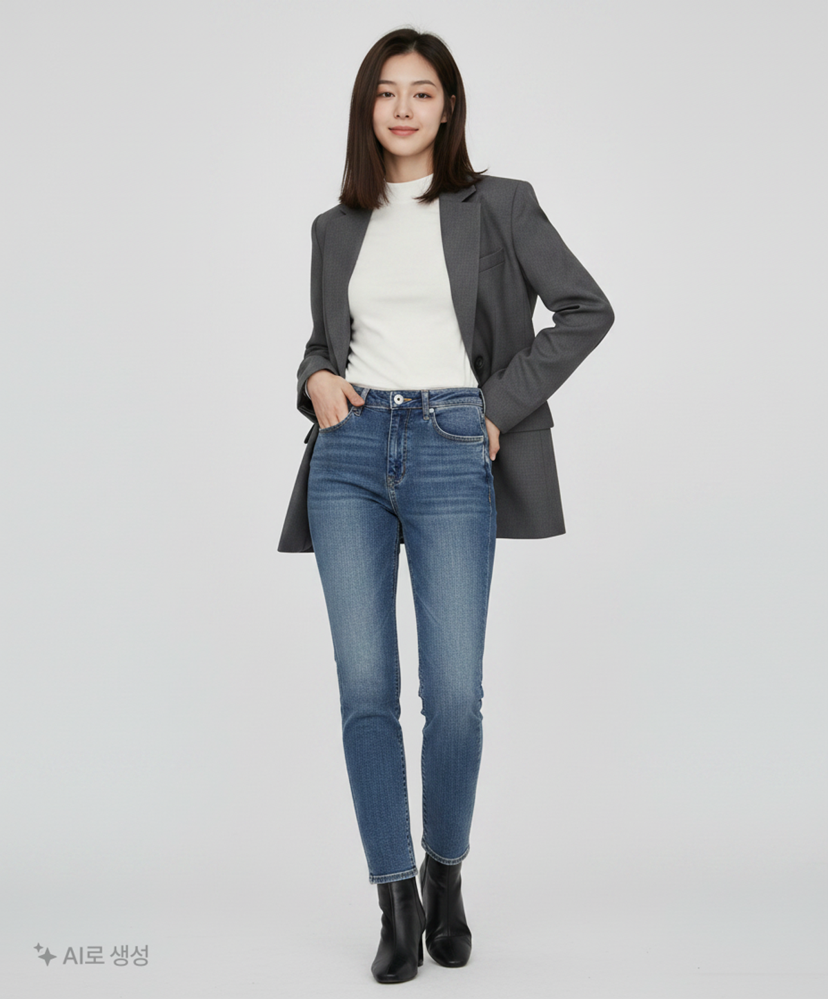 모드나인(MODNINE) 청/데님 팬츠 M