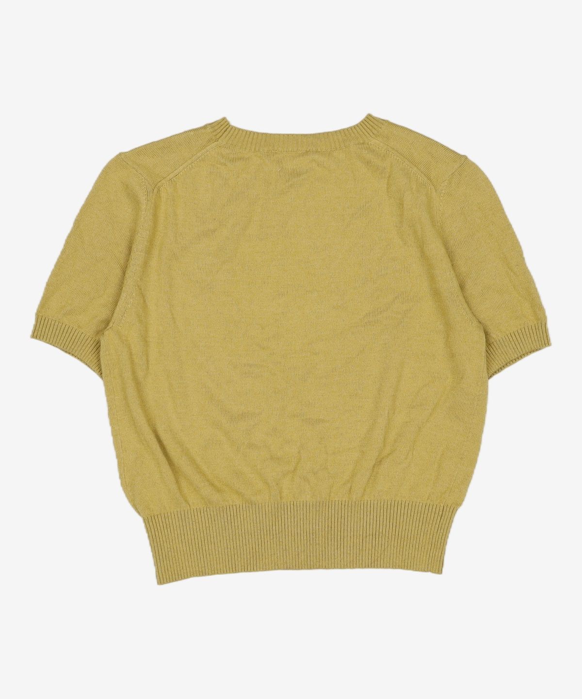 마리떼 프랑소와 저버(MARITHÉ + FRANҪOIS GIRBAUD) W HALF KNIT ROUND NECK CARDIGAN SET UP olive M
