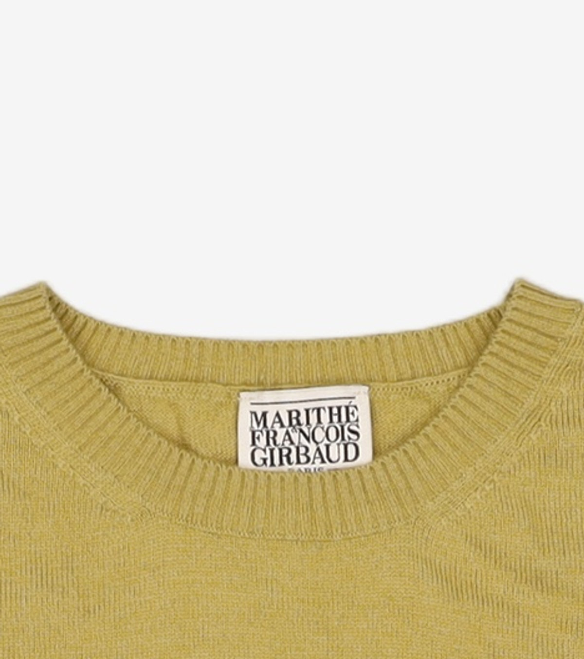 마리떼 프랑소와 저버(MARITHÉ + FRANҪOIS GIRBAUD) W HALF KNIT ROUND NECK CARDIGAN SET UP olive M