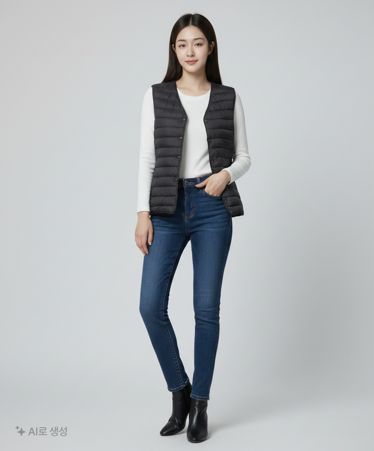 무신사 스탠다드(MUSINSA STANDARD) 패딩 베스트 L